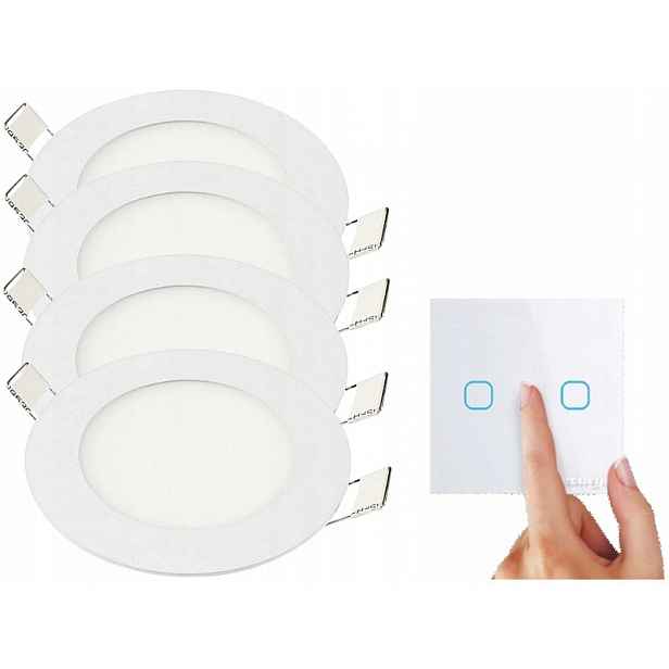 Sada Halogenová Led lampa 3W 4x spínač