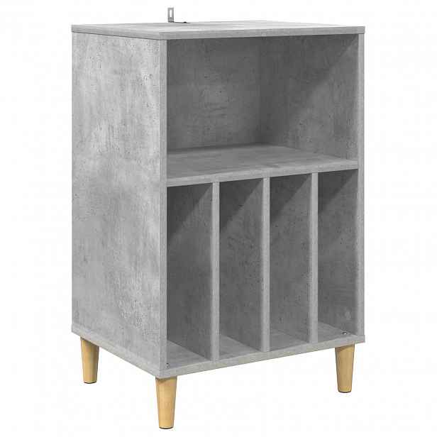 vidaXL Stojan na gramofon Betonově šedá 47 x 39,5 x 74,5 cm