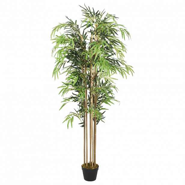 vidaXL Umělý bambus 1 095 listů 150 cm zelený