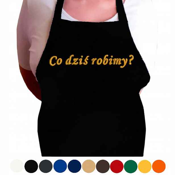 Zástěra Co Dnes Děláme pro Stylistku Nehtů, řas, kosmetičku, salon krásy