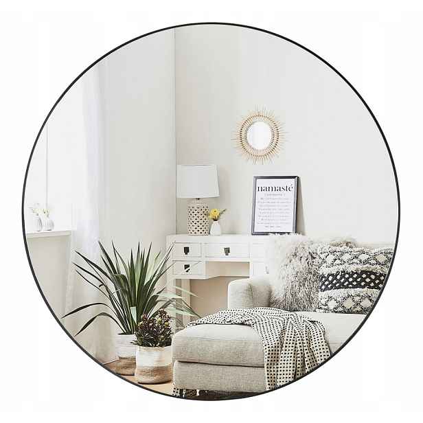 Zrcadlo Černé Loft Rám 60 CM