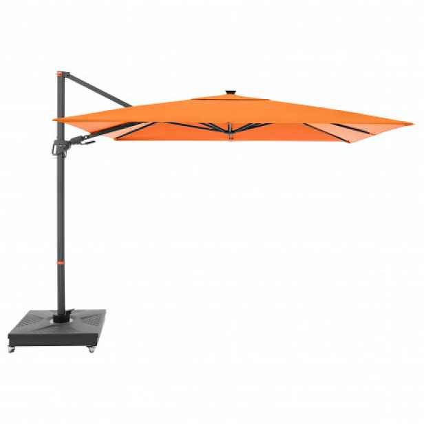 Doppler myZone 220 x 300 cm LED - výkyvný zahradní slunečník s boční tyčí : Desén látky - 816