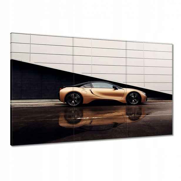 Obrazy 120x80 Zlaté Bmw Auto