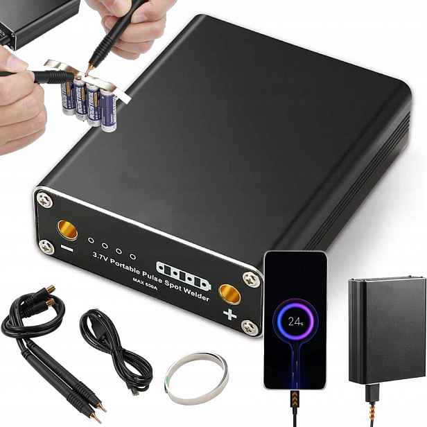 Přenosná Bodová Svářečka 5500 mAh 9 Rychlostních Stupňů