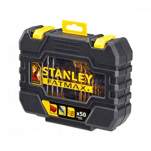 Stanley - 50dílná sada vrtáků a šroubovacích bitů STA88542-XJ