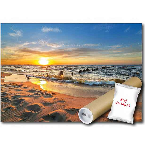 Vinylová Fototapeta Moře Pláž Slunce 152x104