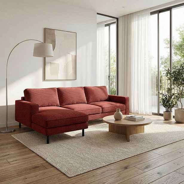 Livetastic ROHOVÁ SEDAČKA, textil, červená