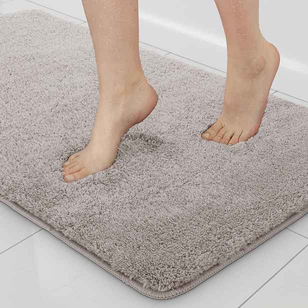 Koupelnová předložka protiskluzová měkká 60х100 DarianA Comfort světle šedá