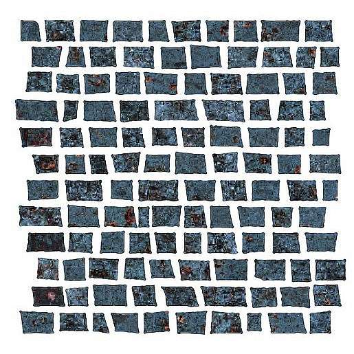 Mozaika Cir Metallo nero 30x30 cm mat 1062376