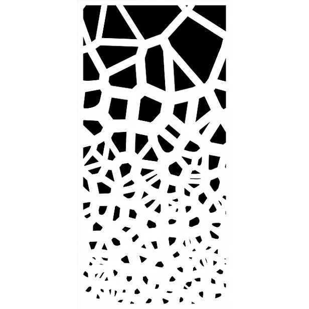 Šablona Na Ozdobné Omítky LuxBud Panel 17 92x44 cm Moderní