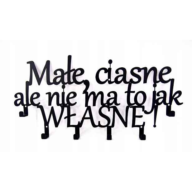 Věšák na oblečení, klíče Malé, Těsné, Ale Vlastní!