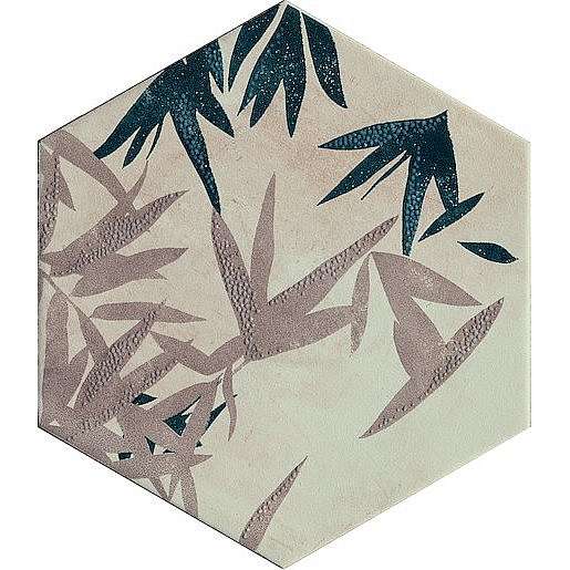 Dekor Cir Miami blue hexagon florida 24x27,7 cm mat 1064138