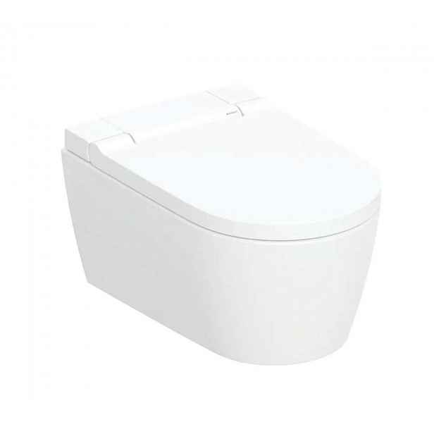Geberit AquaClean - Elektronický bidet Sela s keramikou, závěsný, TurboFlush, SoftClosing, KeraTect, bílá 146.220.11.1