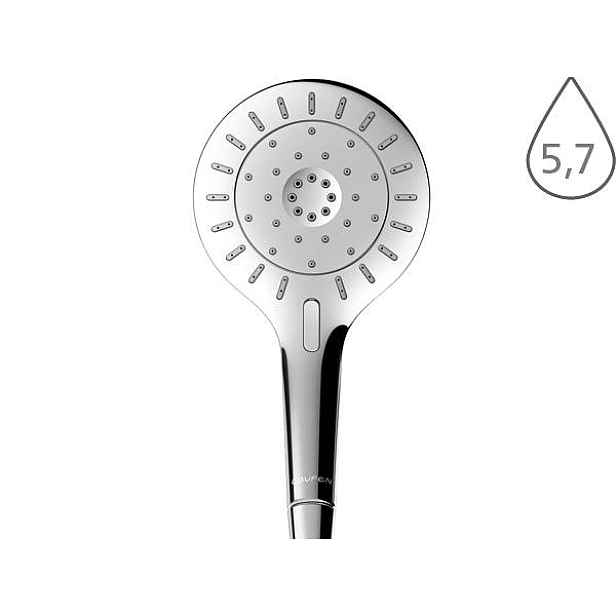 Laufen MyTwin 120 ruční sprcha 3jet chrom - průtok 5;7 l/min