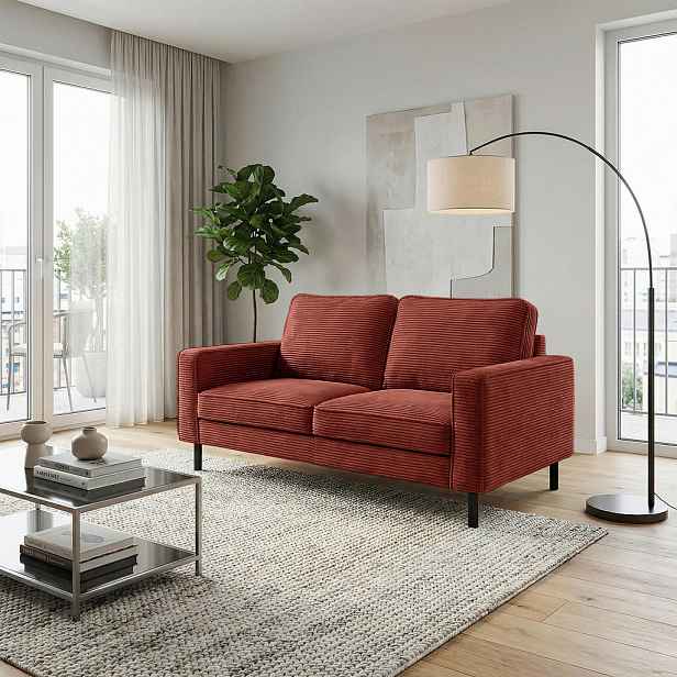 Livetastic DVOUMÍSTNÁ POHOVKA, textil, červená