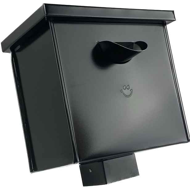 Odtokový koš pro trubky 80 x 80 mm Galeco OCEL2 černý Ral 9005