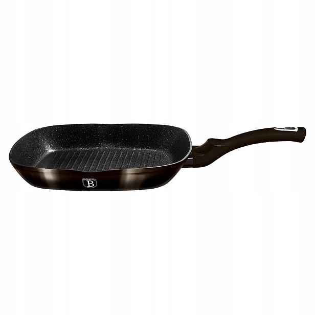 Pánev grilovací s mramorovým povrchem, 28 cm, Shiny Black Collection