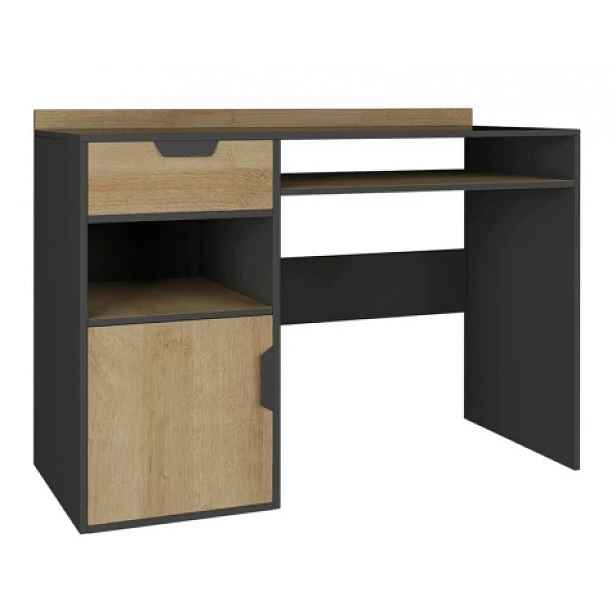 Psací stůl Nemo, dub/grafit
