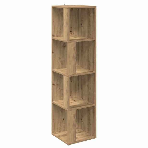 vidaXL Corner Cabinet 33 x 33 x 132 cm Engineered Wood Dub artisan