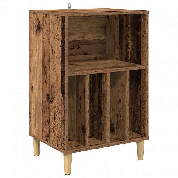 vidaXL Stojan na gramofon Staré dřevo 47 x 39,5 x 74,5 cm