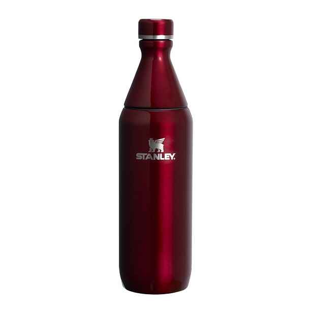 Vínová termoláhev z nerezové oceli 600 ml All Day Slim Bottle Garnet Shine – Stanley