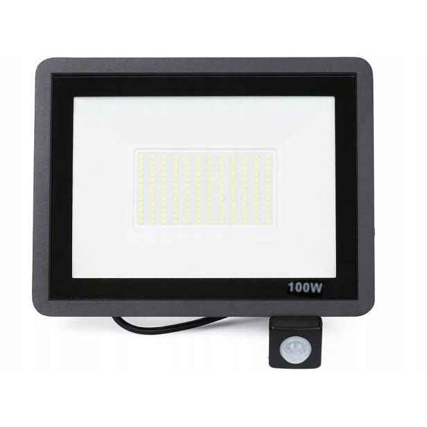 Halogenová lampa Vodotěsná Venkovní 100W IP65 se senzorem pohybu soumraku