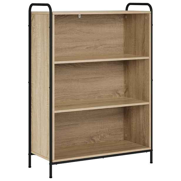 vidaXL Knihovna 55,5 x 33 x 174 cm Kompozitní dřevo Dub sonoma