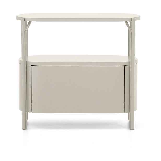 Bílá skříňka pod umyvadlo 90x81 cm Arely – Kave Home