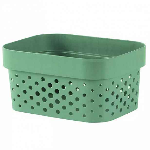 Box děrovaný Infinity recycled 1.4l zelený