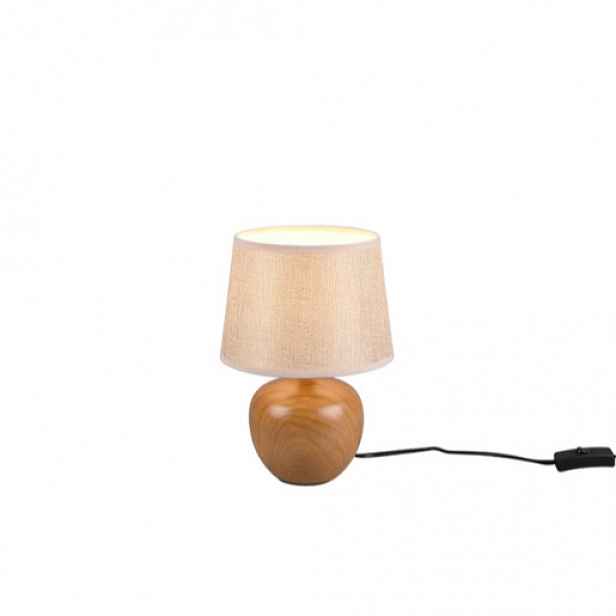 Reality Luxor stolní lampa dřevodekor r50621035 RER50621035