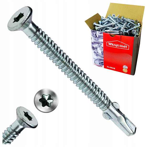 Samovrtné šrouby Wkręt-Met WSDST-63070 6,3x70 mm 200 kusů