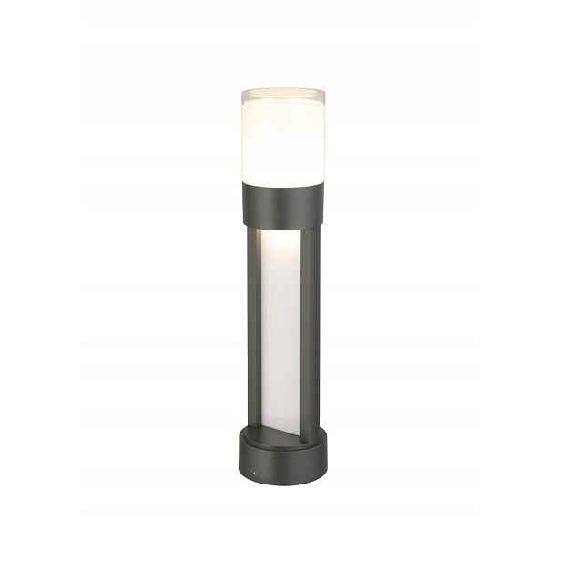 Stojací Led zahradní lampa černá bílá sloupek 50 cm 3000K IP44 Rabalux