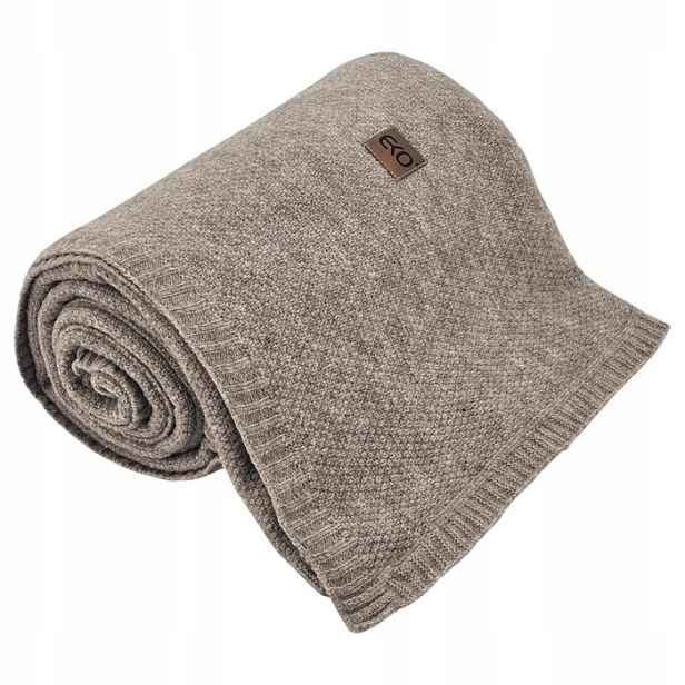 Deka 150x200 pletená exkluzivní v krabičce Milano taupe