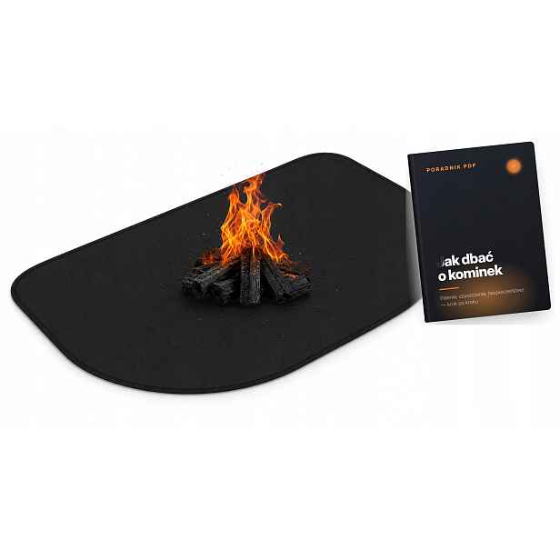 Ohnivzdorná Půlkruhová Podložka Pod Krb 80X50 CM Do 1200°C Ebook