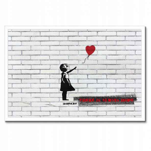 Plakáty v rámu 60x40 Theres always hope Banksy
