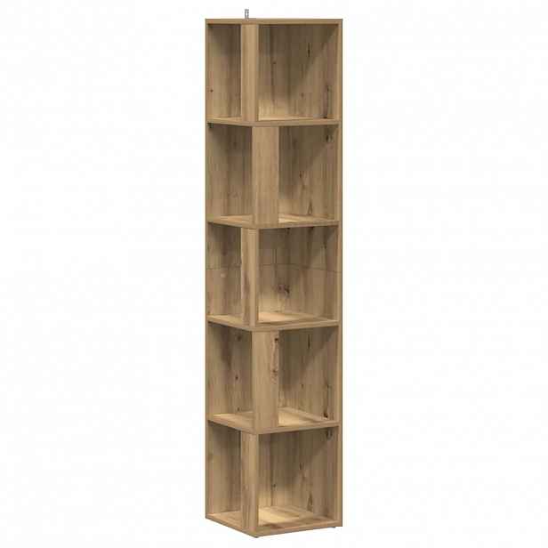 vidaXL Corner Cabinet 33 x 33 x 165 cm Engineered wood Dub artisan