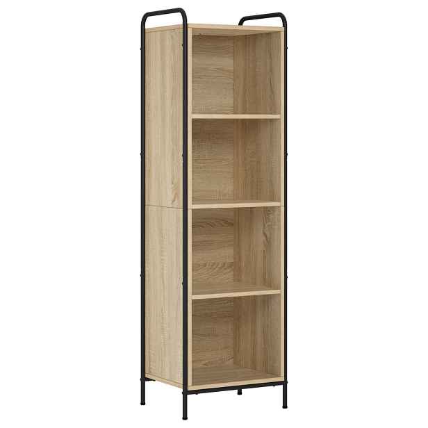vidaXL Knihovna 55,5 x 33 x 174 cm Kompozitní dřevo Dub sonoma