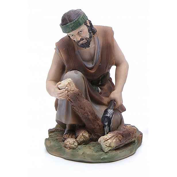 Figurka Do Betlému "Muž štípající dříví" pro figurky o výšce 20 cm