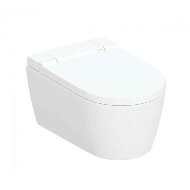 Geberit AquaClean - Elektronický bidet Sela s keramikou, závěsný, TurboFlush, SoftClosing, KeraTect, matná bílá 146.220.JT.1