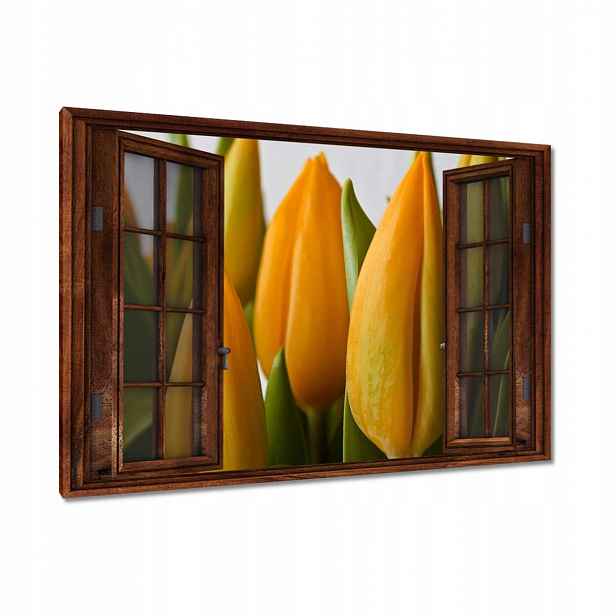 Obrazy 120x80 Žluté tulipány