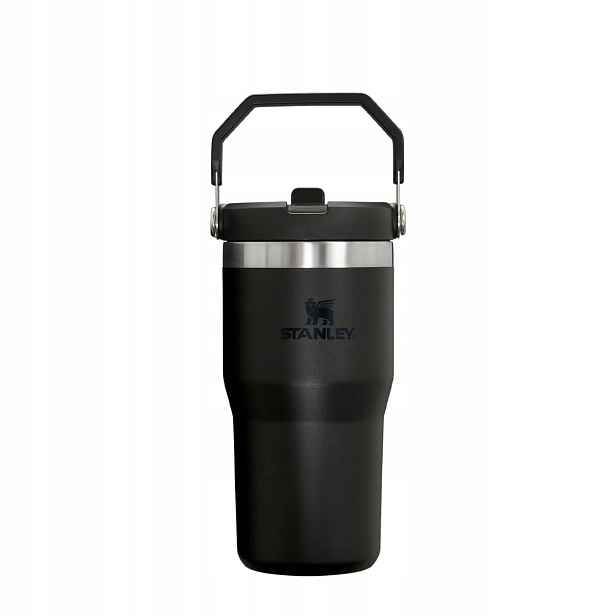 Termohrnek Stanley IceFlow Flip Straw 2.0 0,59 l s brčkem, černý
