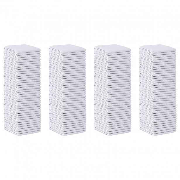 vidaXL Netkaná textilní podložka pro domácí zvířata 200 ks 60 x 45 cm
