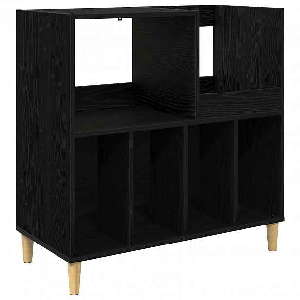 vidaXL Stojan na gramofon Černý dub 82 x 39,5 x 82,5 cm