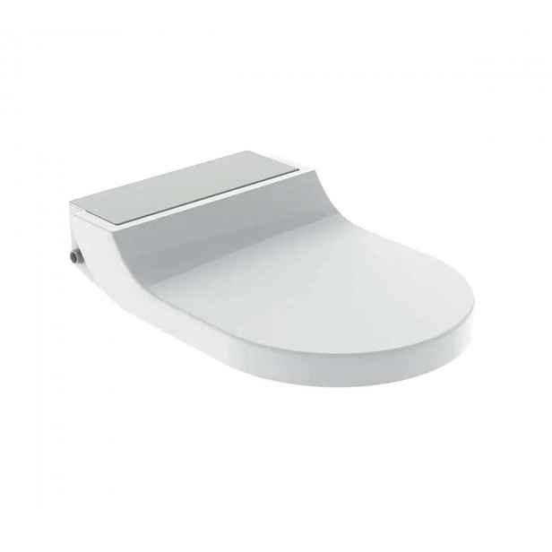 Geberit AquaClean - Elektronické bidetové sedátko Tuma Comfort, SoftClosing, kartáčovaná nerezová ocel 146.270.FW.1
