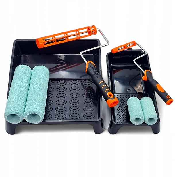 Malířská Sada Nekapající Váleček V-pro Green Fíbr 10CM 23CM Rukojeť Záchod