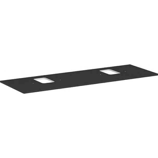 Deska pod umyvadlo Hansgrohe Xelu Q 156x1,6x55 cm šedá matná 54126910