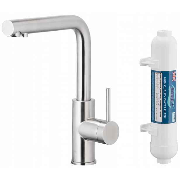 Kfa Kuchyňská Baterie Duero Pure Basic, Nerez Hydro+ Filtr