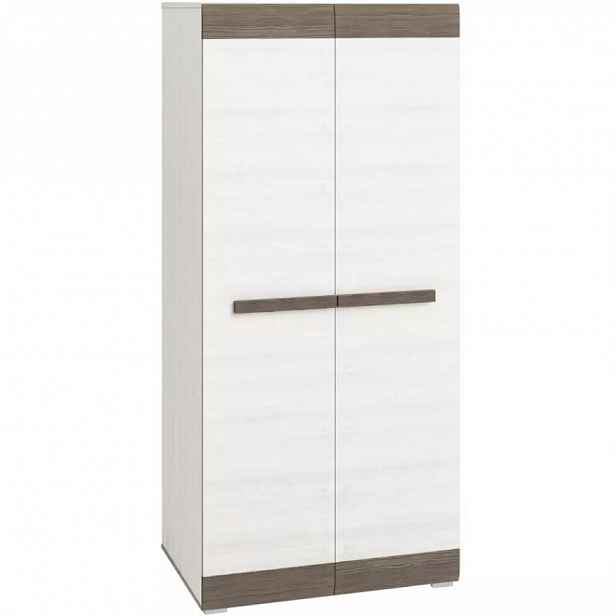 Skříň Blanco 92 cm, borovice sněžná / new grey