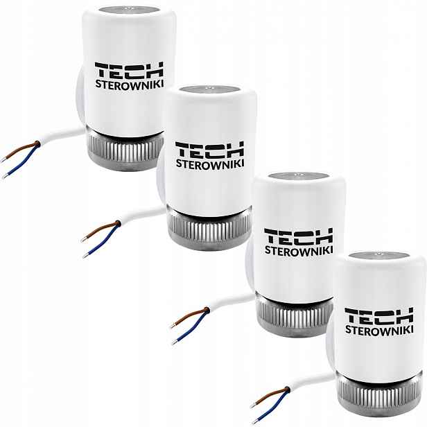 Termoelektrický Termopohon Tech M30X1.5 STT-230/2 M 1W 4 Kusy