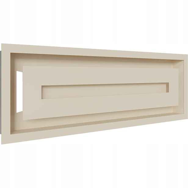 Ventilační mřížka do krbu Wind 17x49 krémová